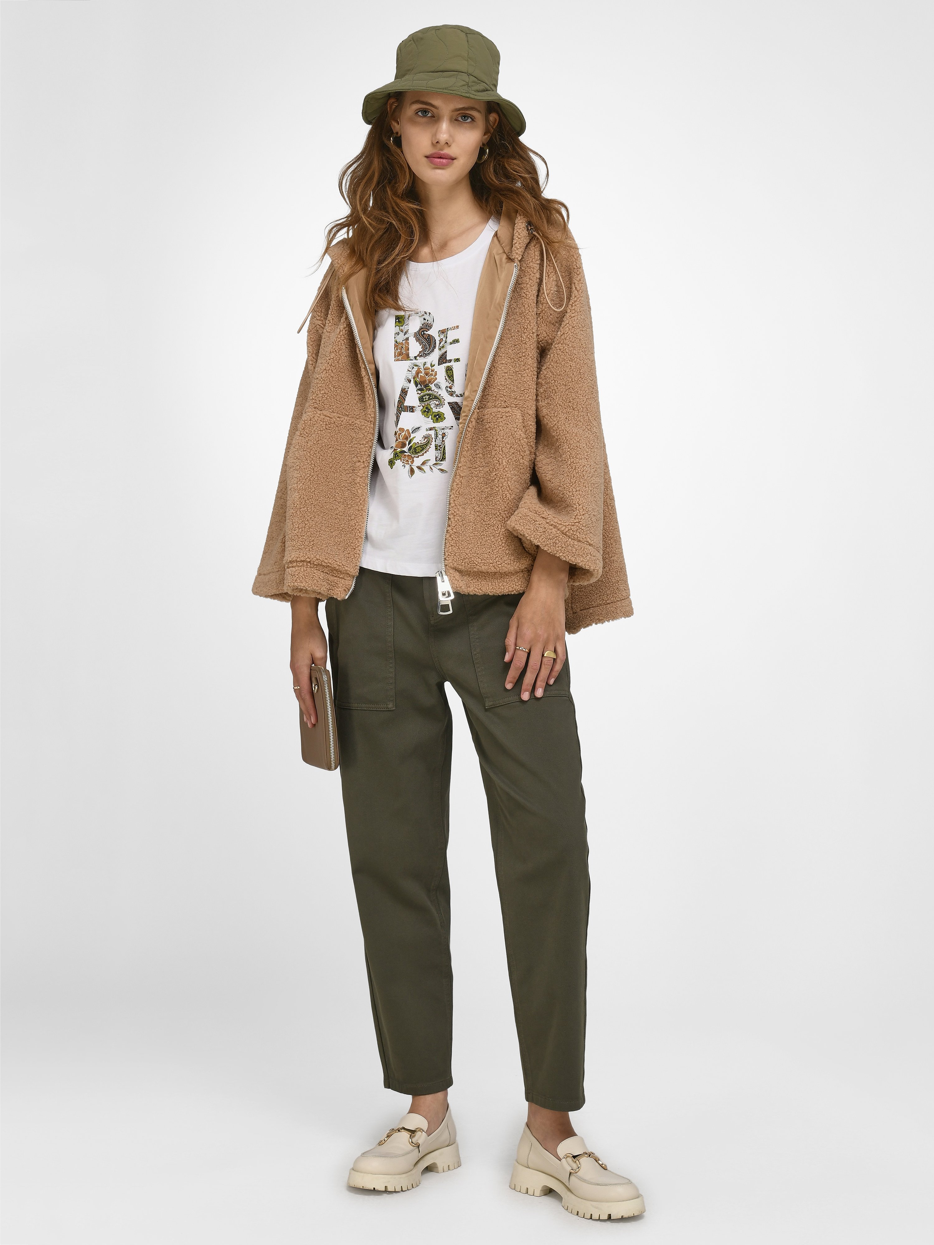 Rundhals-Shirt mit 1/2-Arm