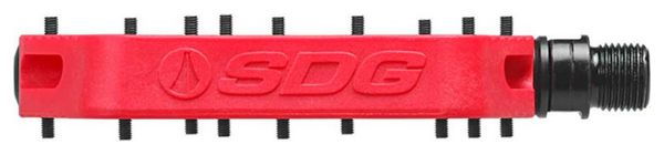 Paire de Pédales Plates SDG Comp Rouge