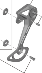Shimano Yderplade RD-M5100 Bagskifter