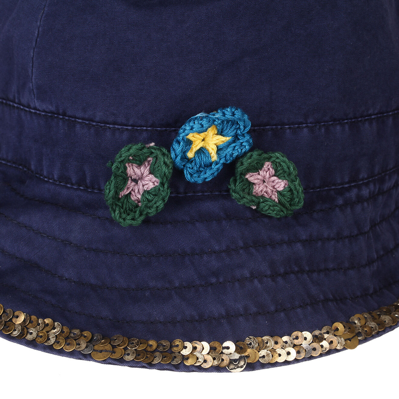 Bellerose Chapeau Isolde en Coton bleu foncé