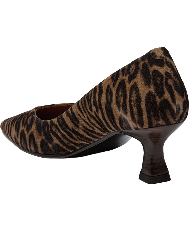 Billi Bi Pump - A8087 Leopardo cuoio suede 542