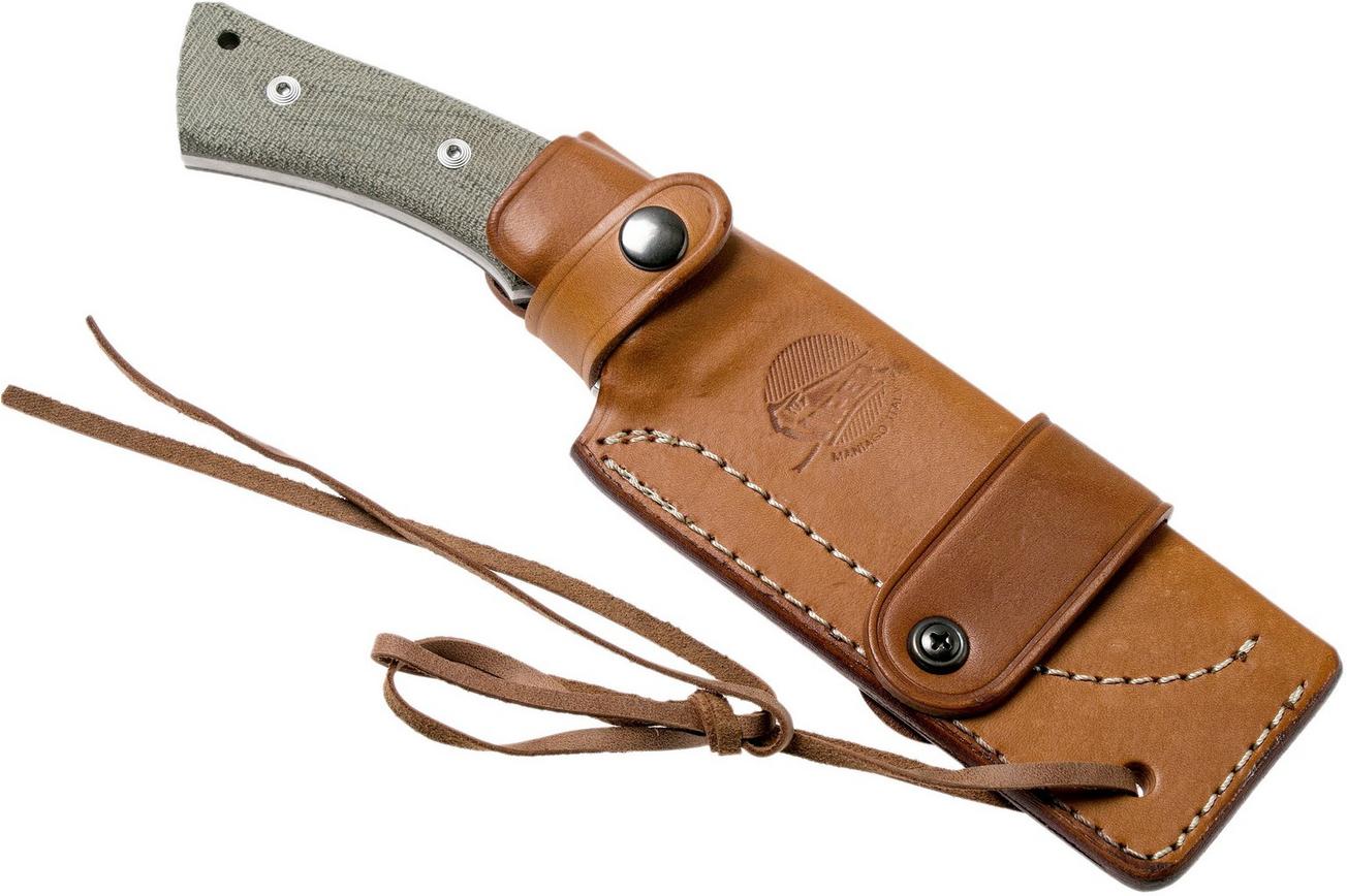 Viper Gianghi V4882CV Green Canvas Micarta, jachtmes