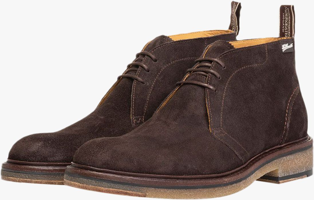 FLORIS VAN BOMMEL bruine floris van bommel veterschoenen sfm-50146