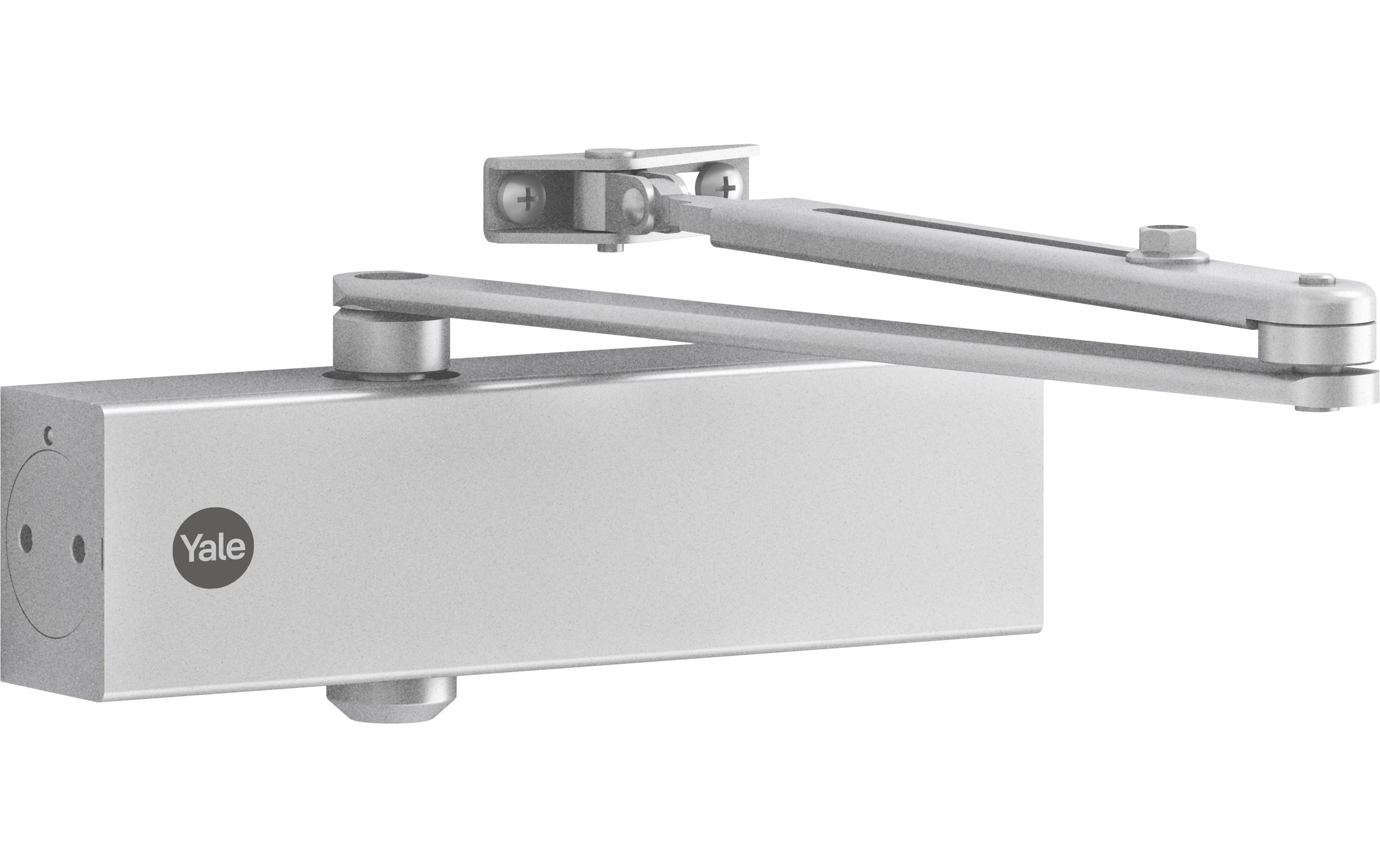 Türschliesser mit Standardarm, Serie 5500 SilberTürschliesser mit normalem Arm