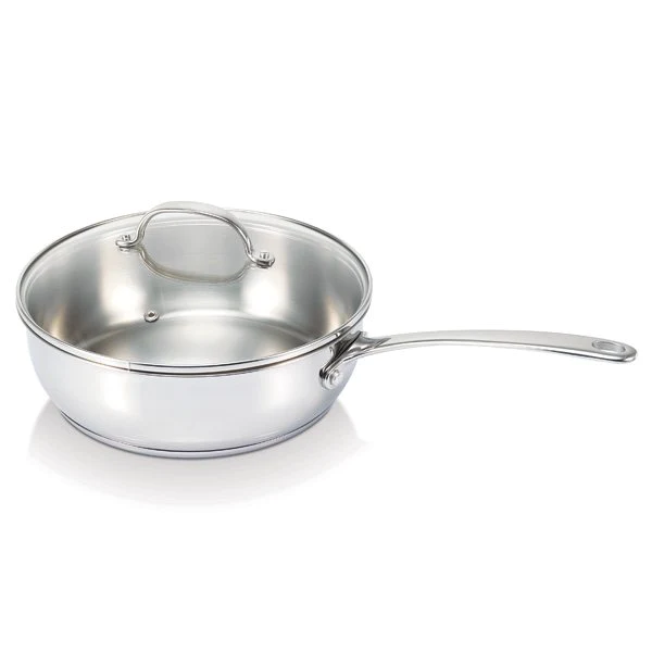 Sauteuse inox avec couvercle 24 cm Belvia Beka