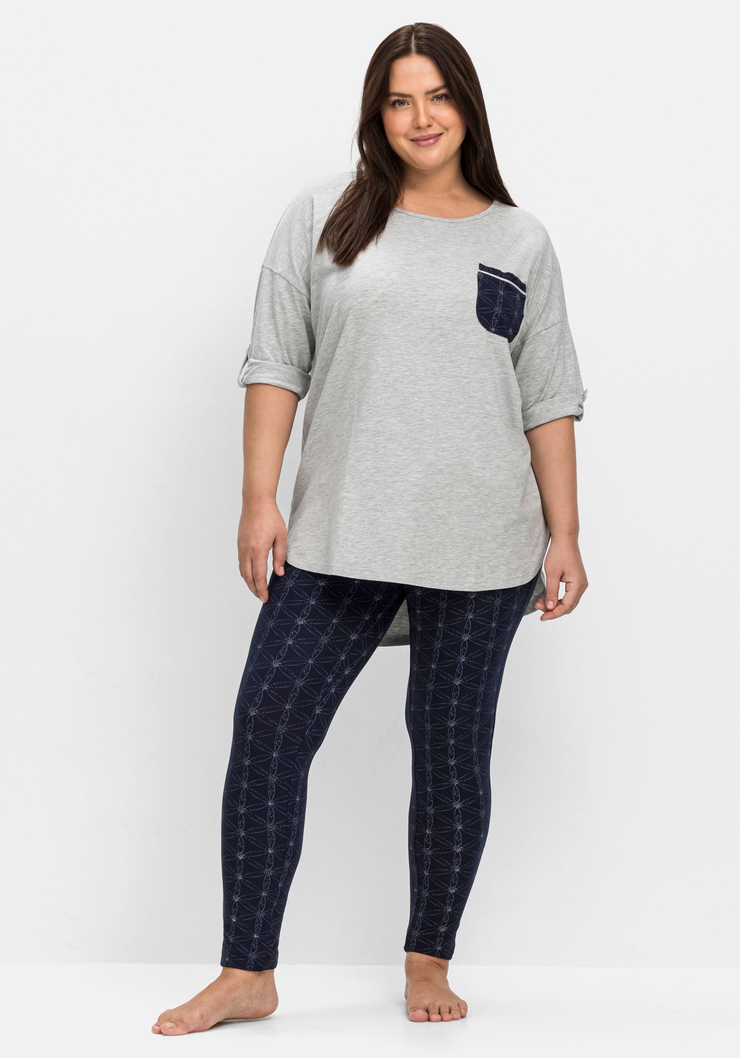 Set aus Schlafshirt und Leggings