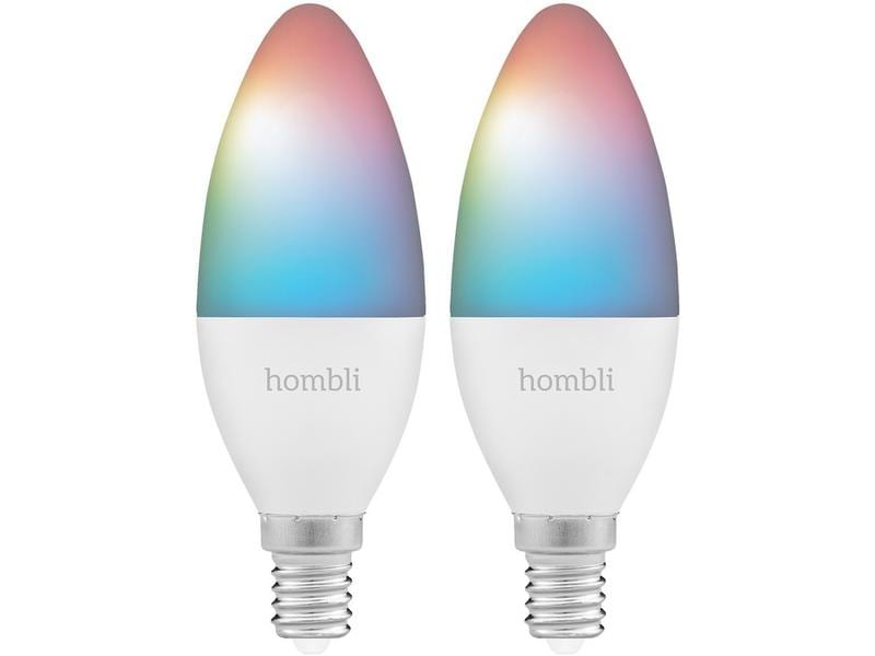 hombli Leuchtmittel E14 (4.5W) RGB   CCT 1 1 Pack Hombli Smart-Glühlampe