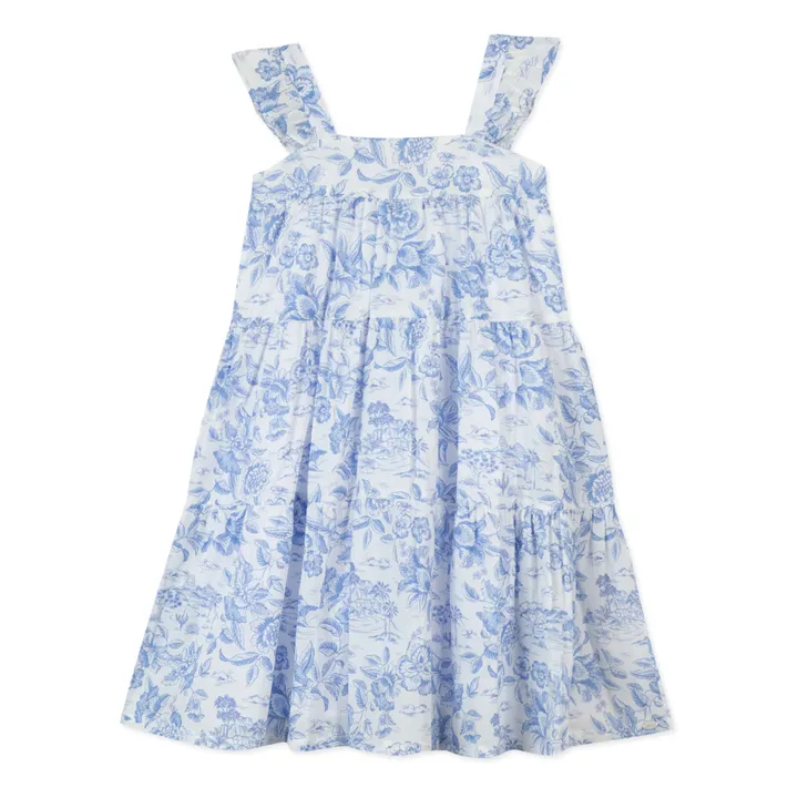 Tartine et Chocolat Robe Fleurs | Bleu