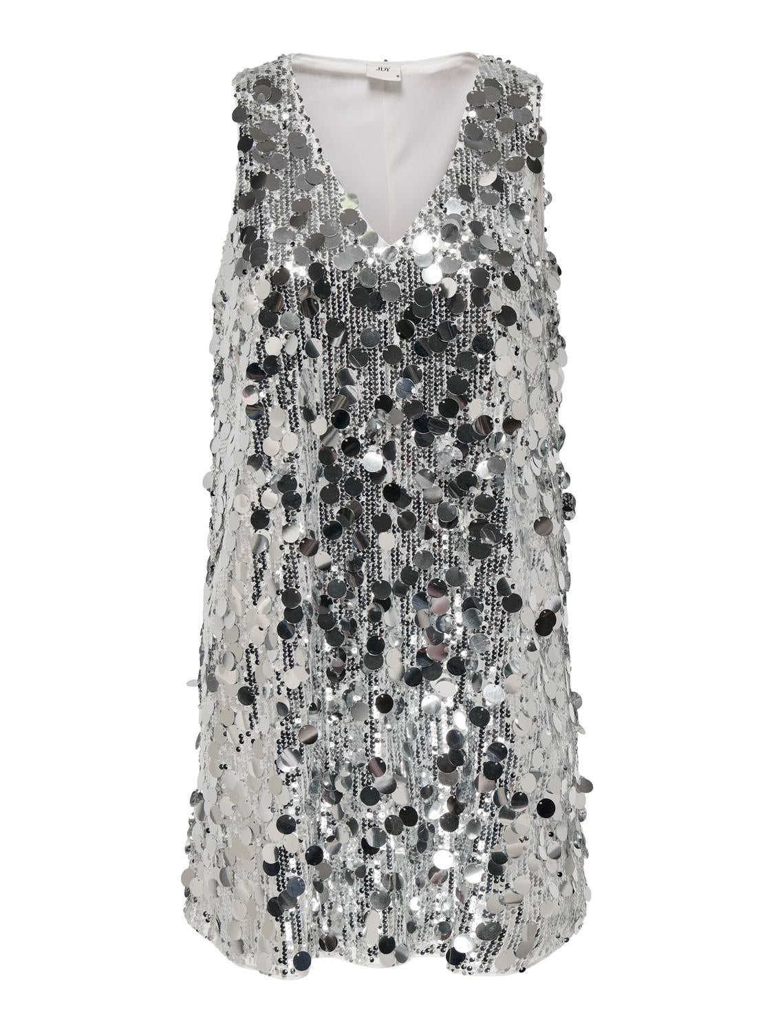 JDYCLAIRE Kurzes Kleid Silver