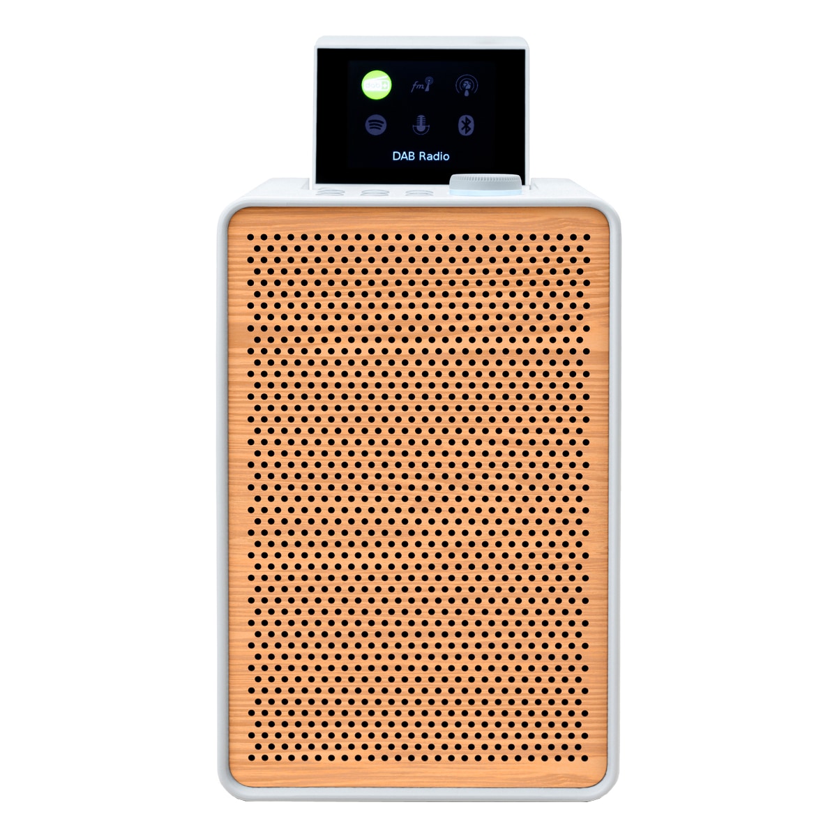 Pure Evoke Spot Wood Edition digitalradio (hvit)