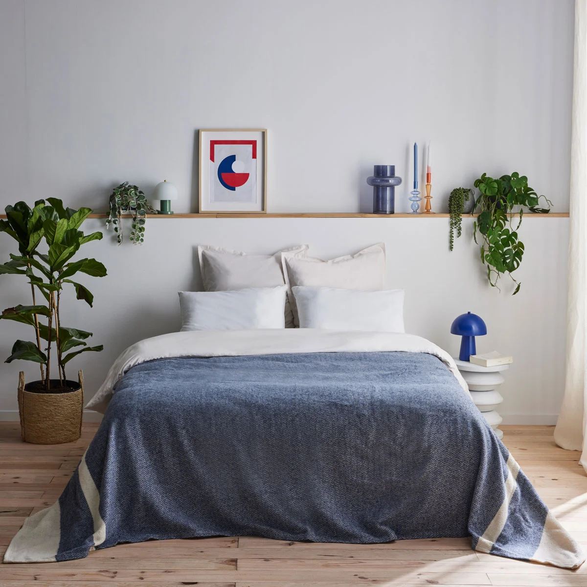 Couverture Lima Bleu prusse