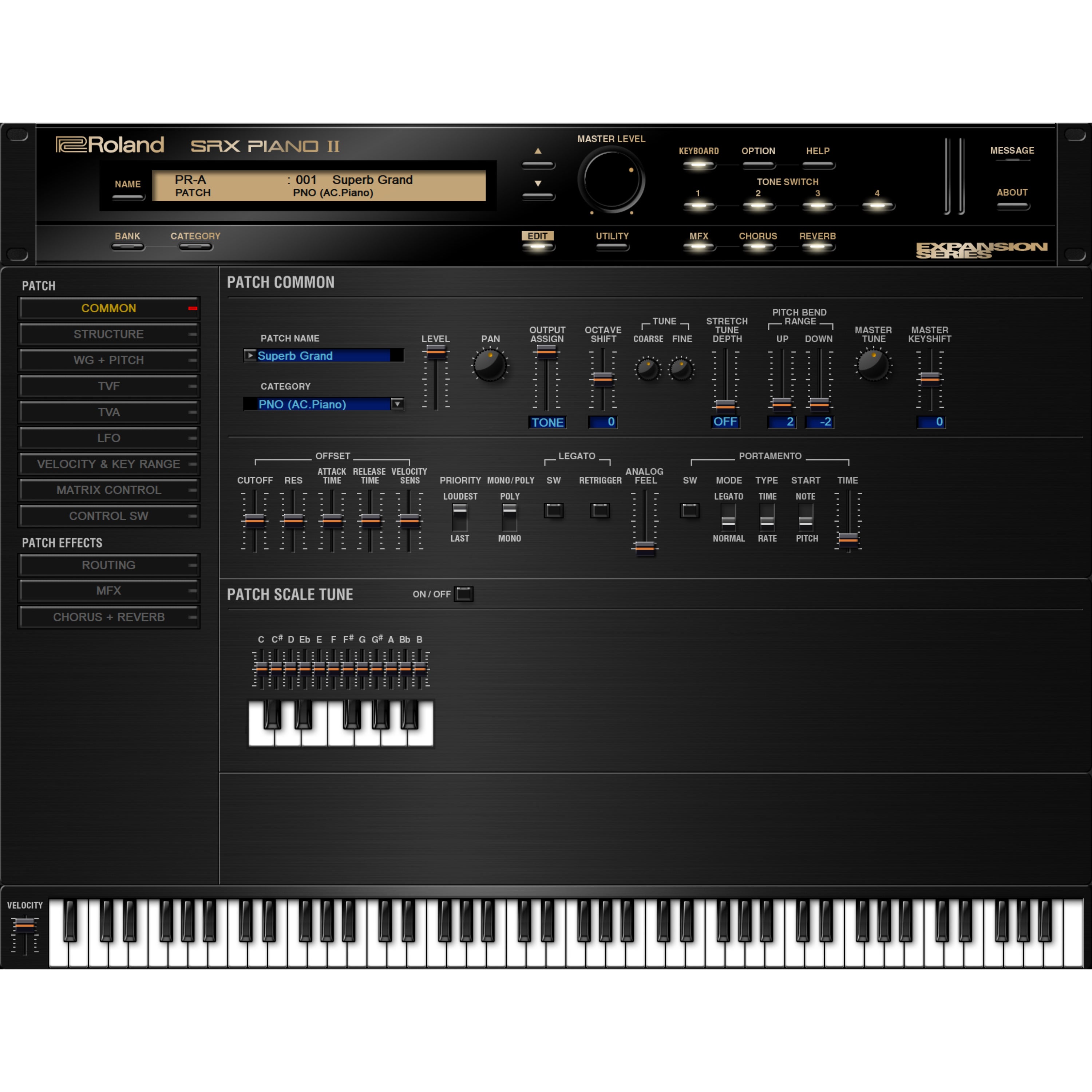 Roland Cloud SRX Piano II (download)