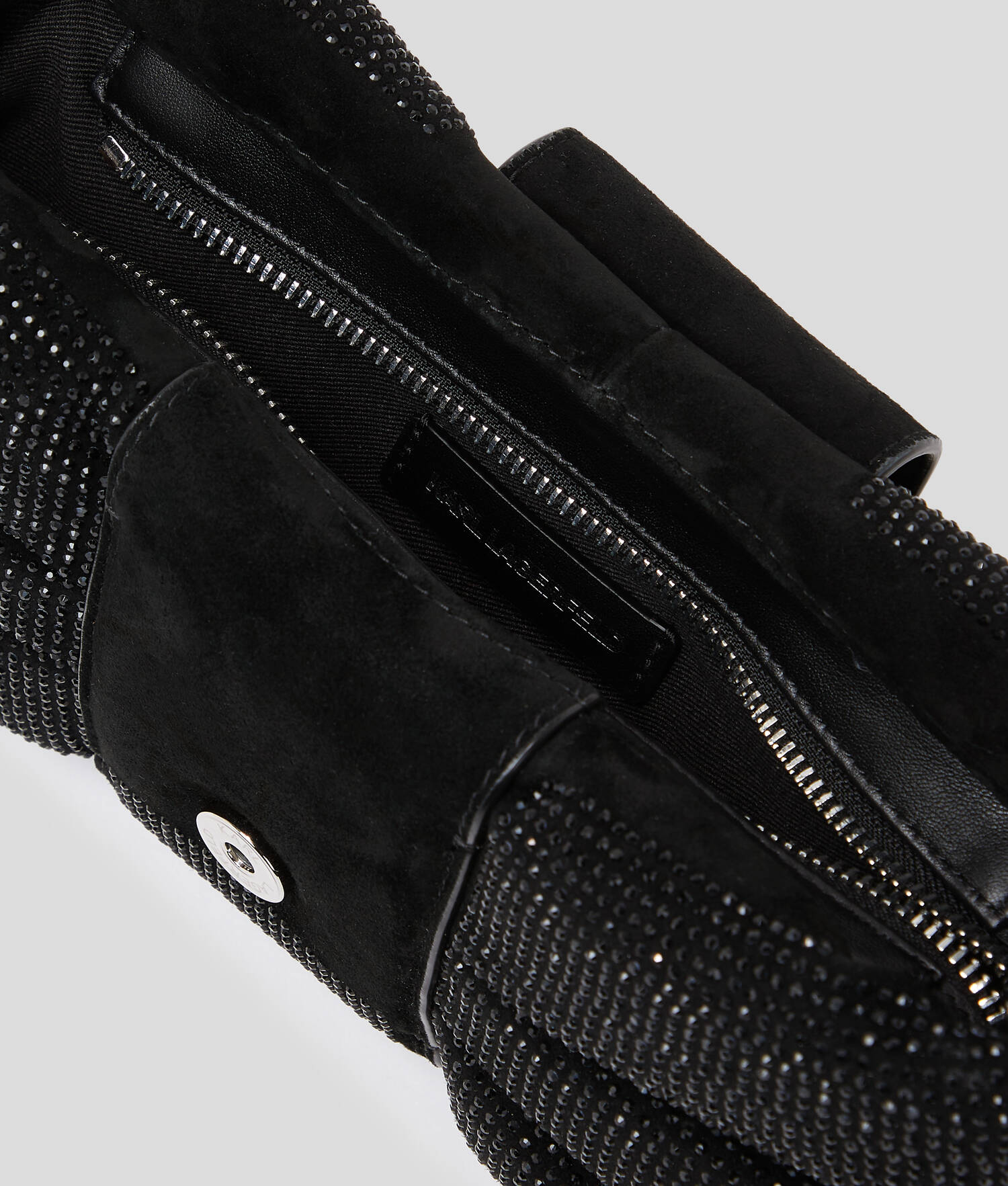 SAC BANDOULIÈRE NŒUD À STRASS KARL STUDIO