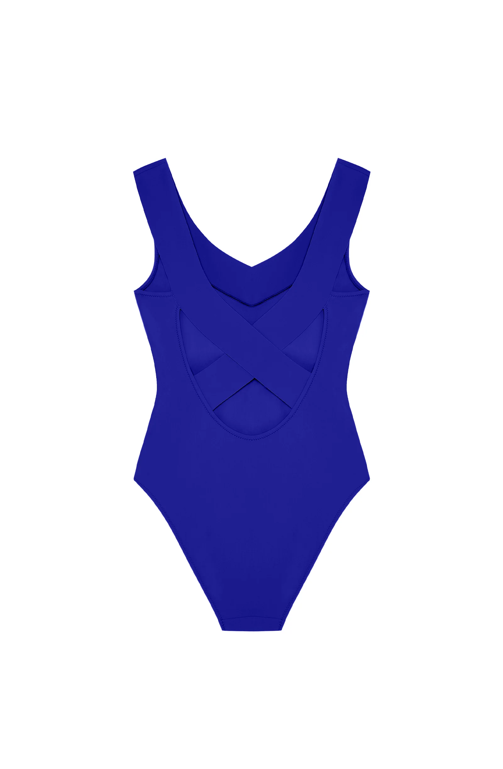 soya Maillot de bain croisé dos saphir Saphir