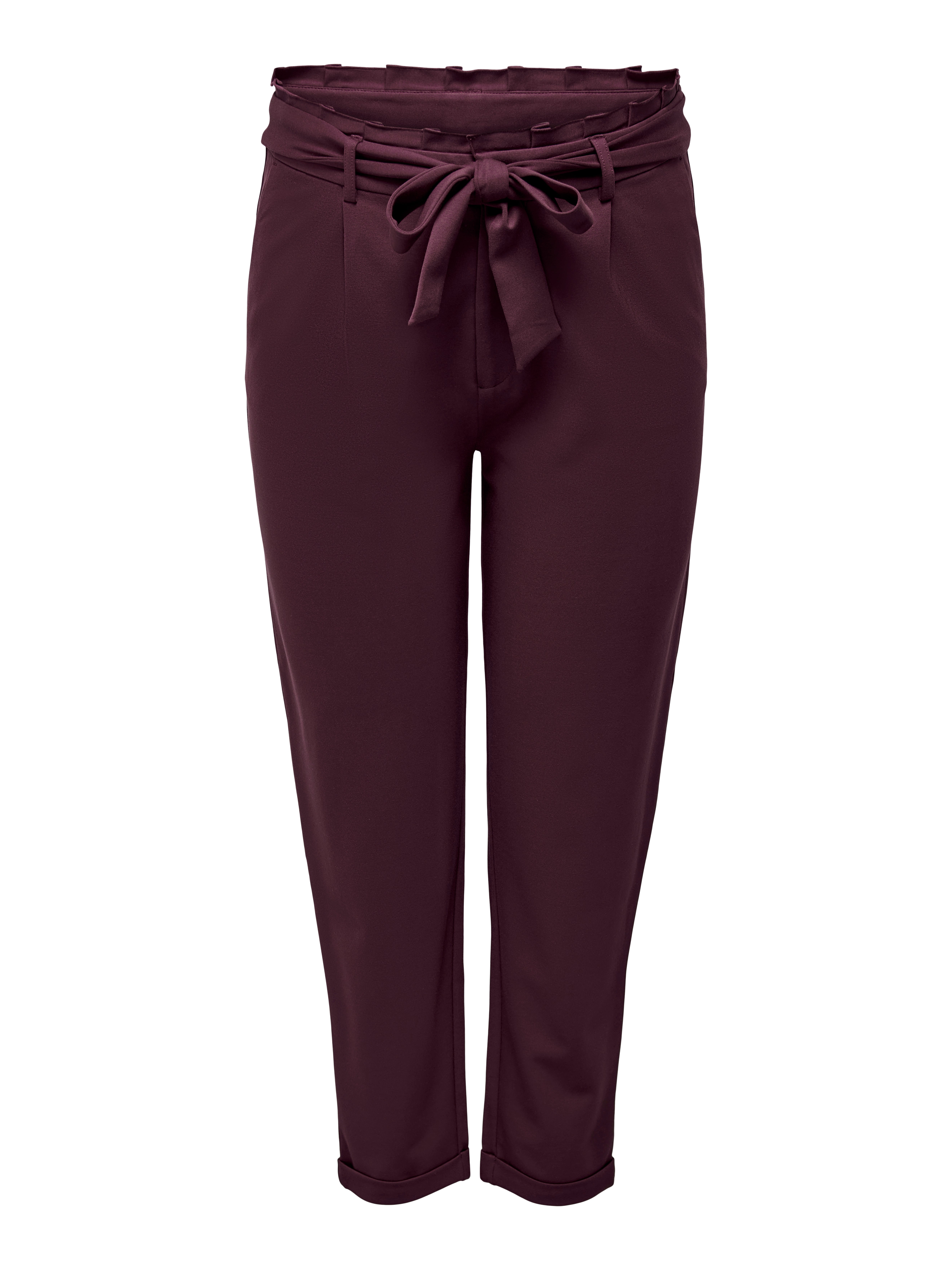 CARGOLDTRASH Sehr niedrige Taille Normal geschnitten Paperbag Hose Port Royale