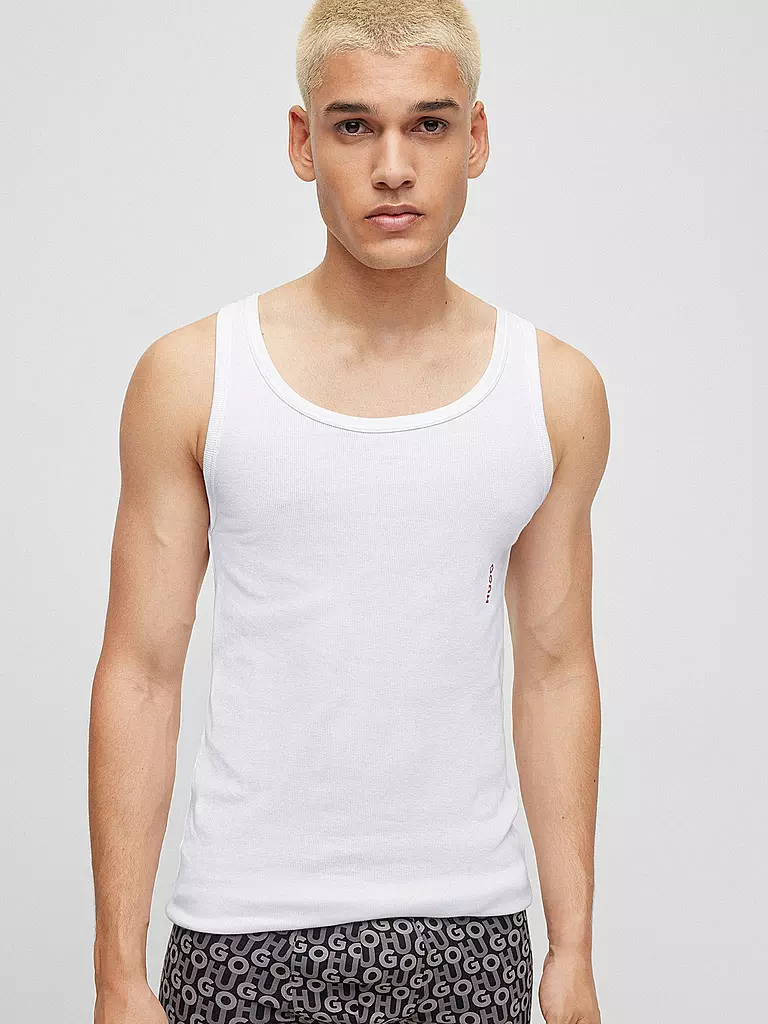 HUGO Shirt 2er Pkg weiss