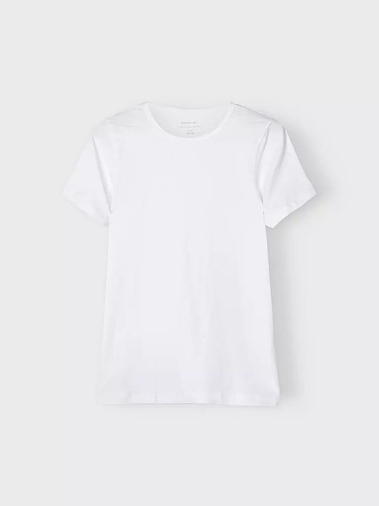 NAME IT Jungen T-Shirt NKMT 2er Pkg. weiss