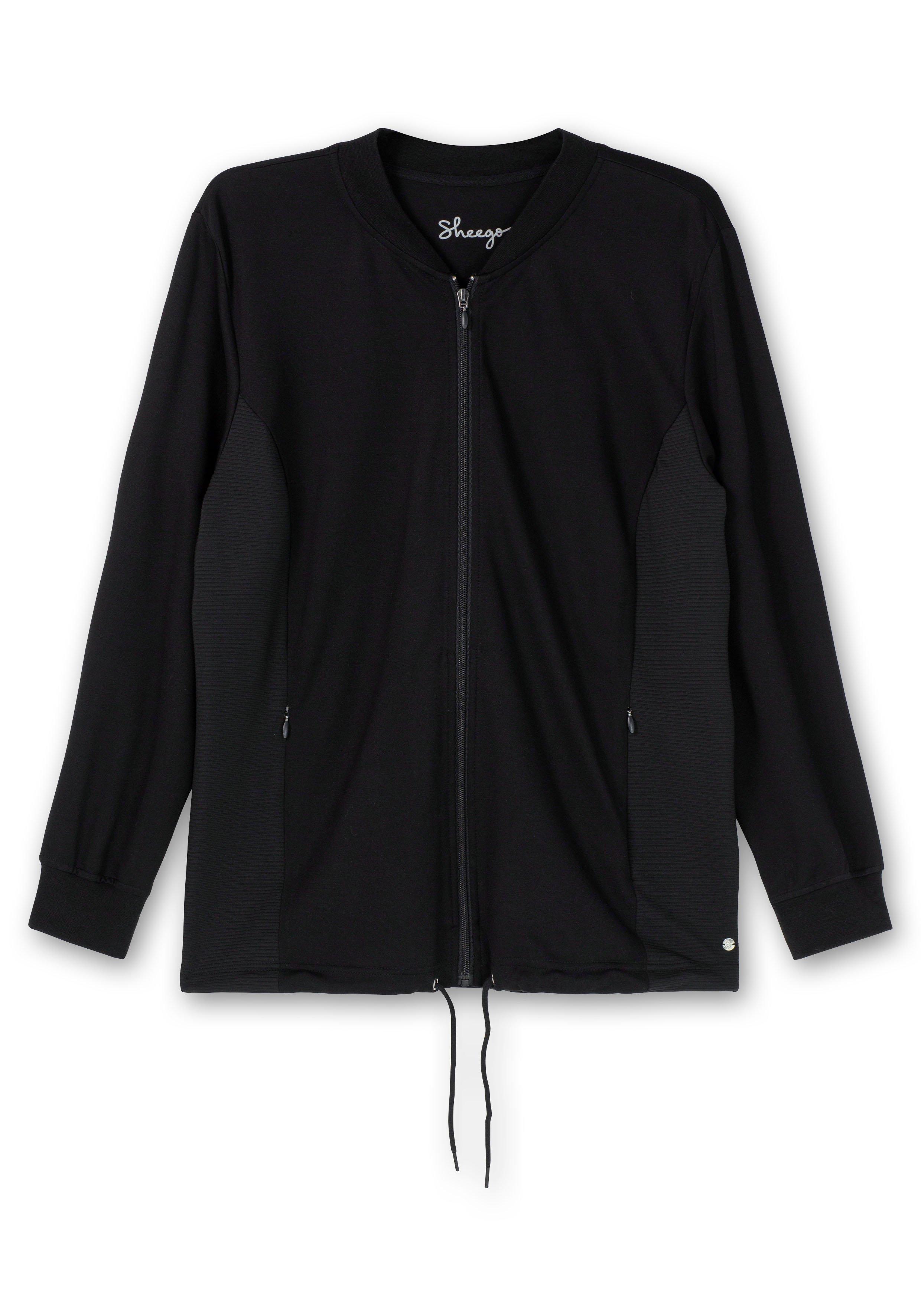 Trainingsjacke aus Sweat, im Blouson-Stil