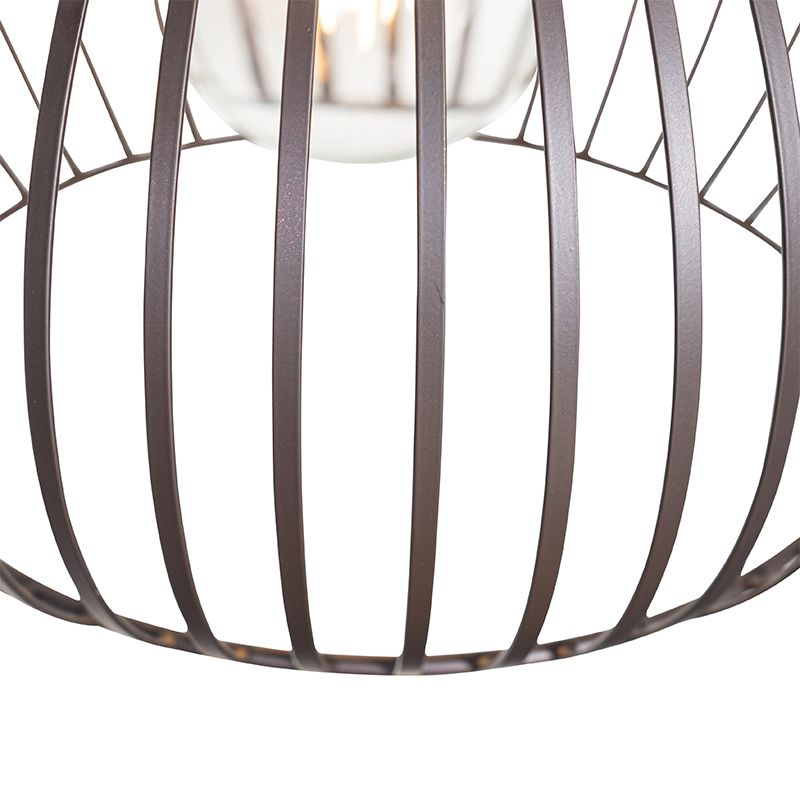 Moderne hanglamp bruin 38 cm - Saffira