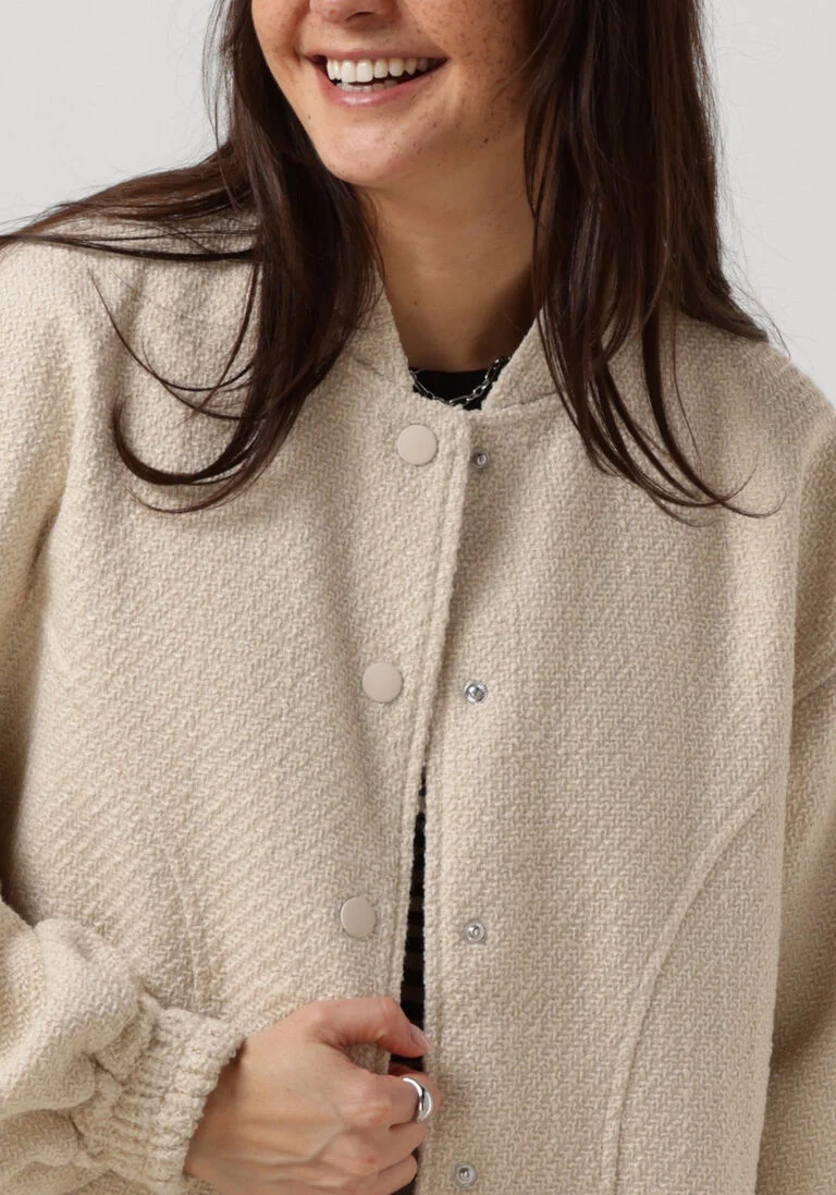 Y.A.S. witte y.a.s. jack yasbea ls bomber jacket3