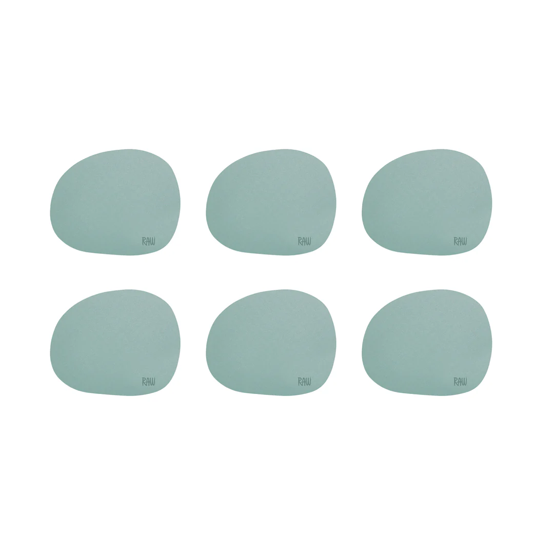 RAW  Silicone glasbrik, grøn - 6 stk.