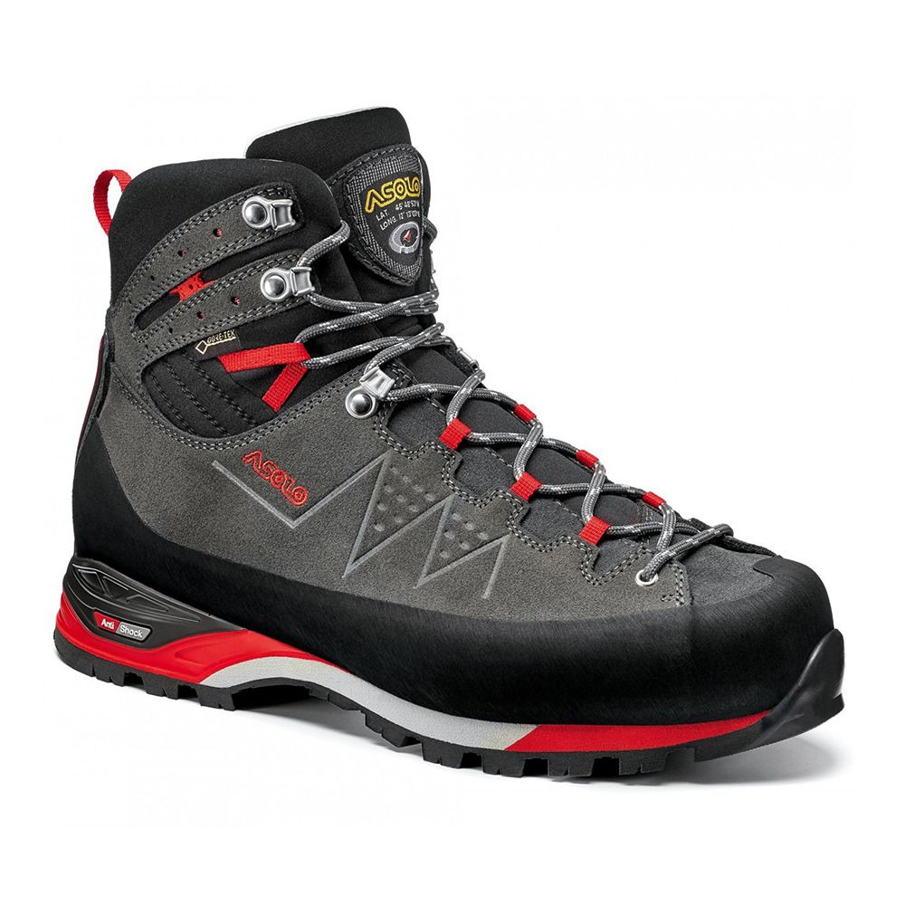 Asolo TRAVERSE GV - Chaussures trekking Homme grafite/rosso