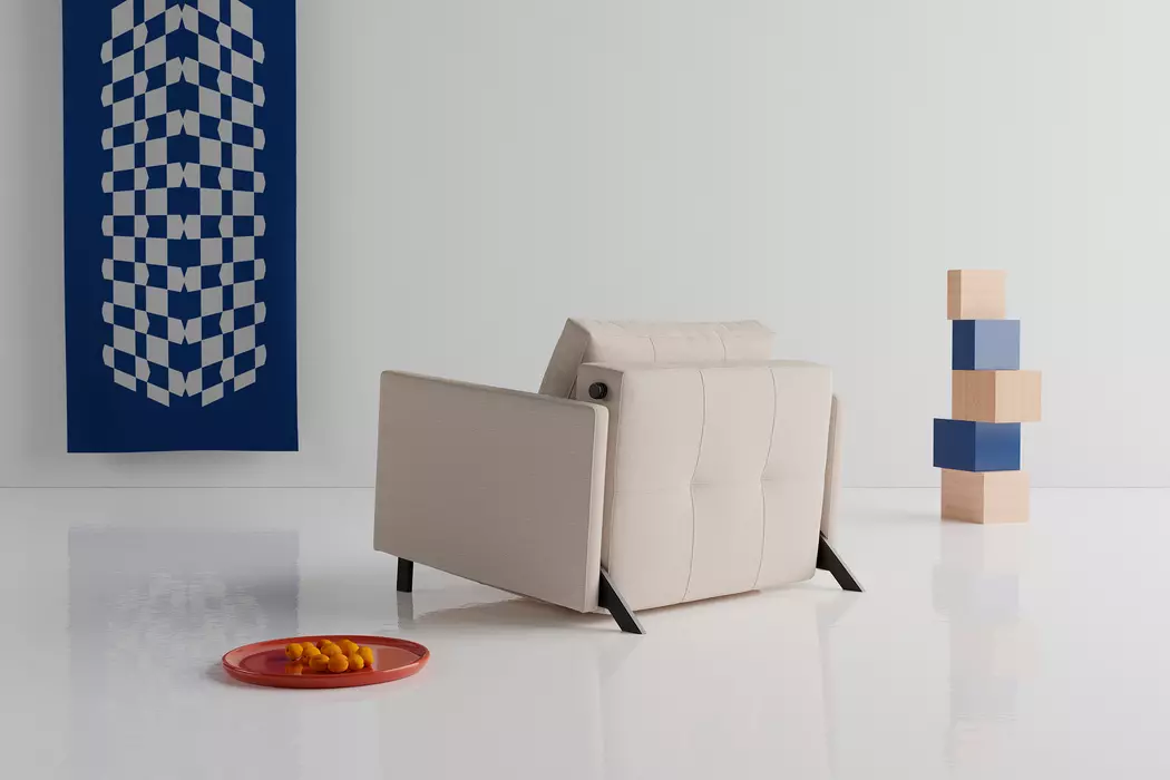 Schlafsessel Cubed 90 mit Armlehnen