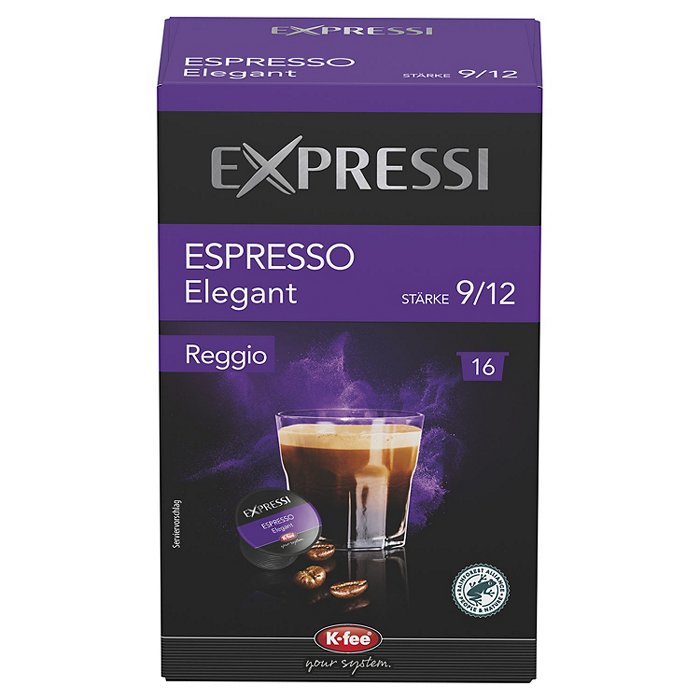 EXPRESSI Kaffeekapseln Espresso Reggio 115,2 g