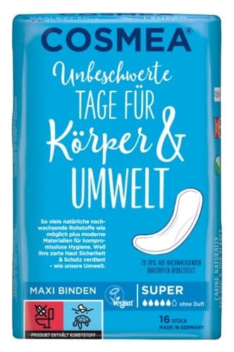 Cosmea Binde Comfort Plus Maxi 3D super Kern