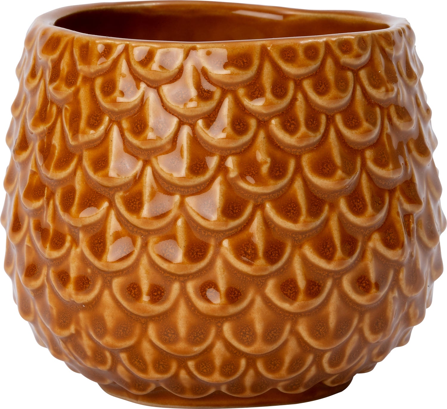 Intratuin bloempot Kily bruin D 9,5 H 8 cm