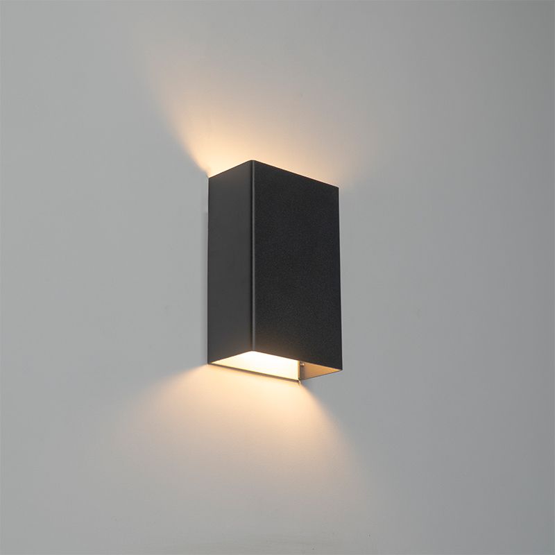 Moderne wandlamp zwart 2-lichts - Otan S