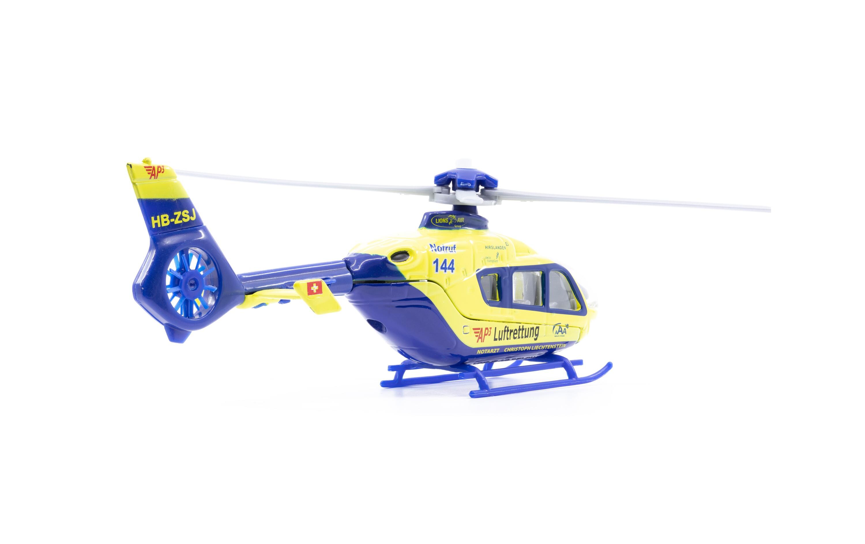 Toy EC-135 Alpine Air Ambulance Heli 1:72Kompakter ferngesteuerter Hubschrauber