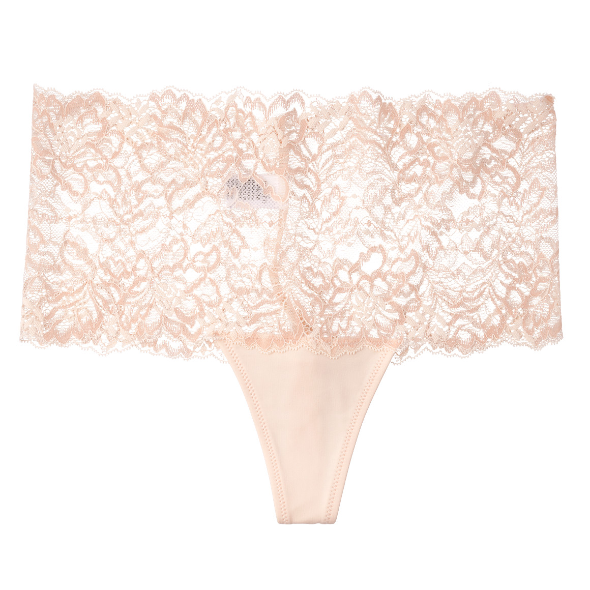 Gina Benotti Damen String mit Spitze zartrosa