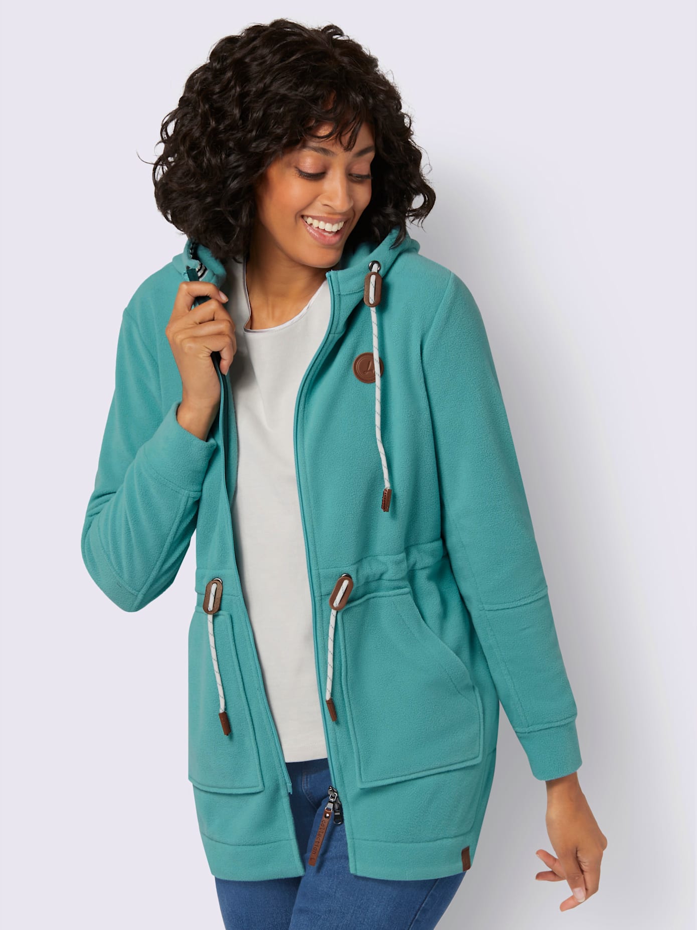 Veste polaire toucher doux