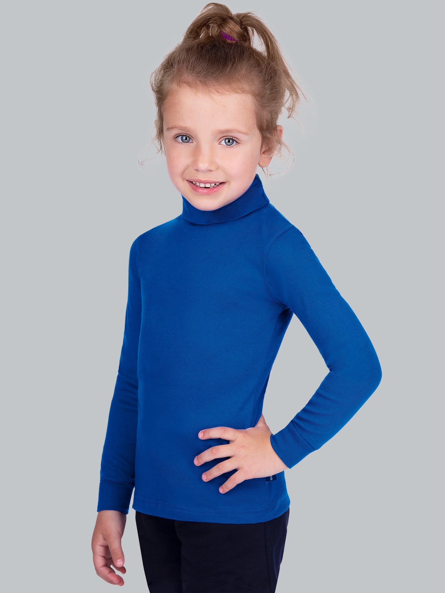 Langarm Ski- und Sport-Rollkragenpullover Royal
