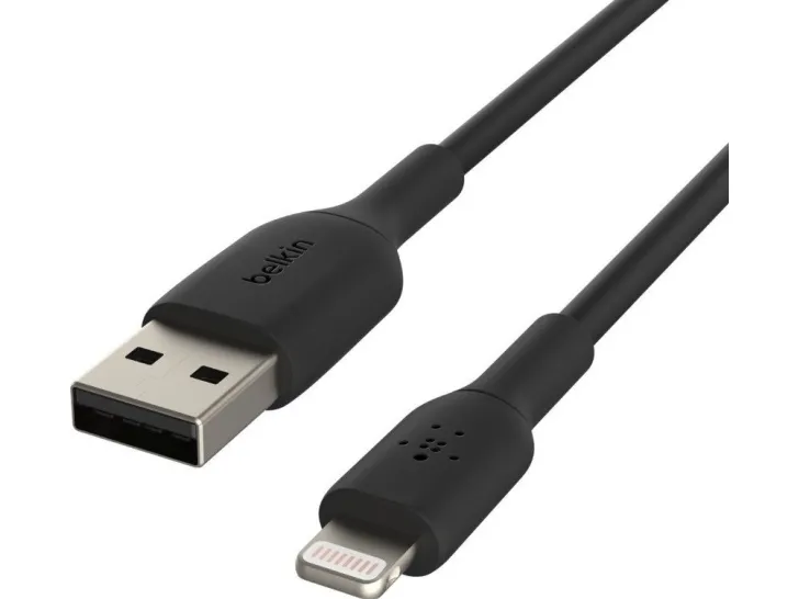 Belkin BoostCharge - Lightning-kabel - Lightning han til USB han - 3 m - sort