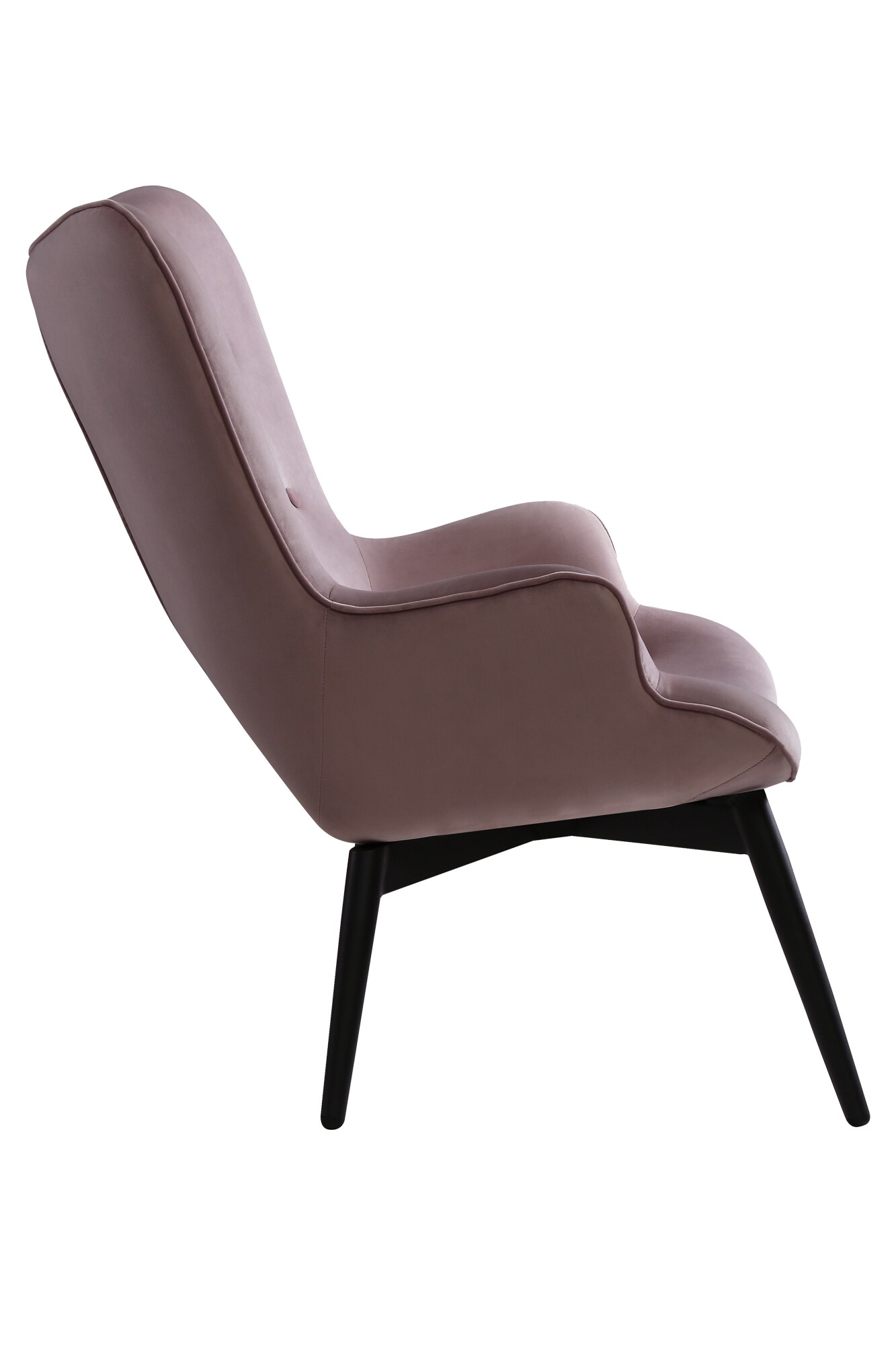 Sessel Rose Samt Relaxsessel Polstersessel Ohrensessel Loungesessel