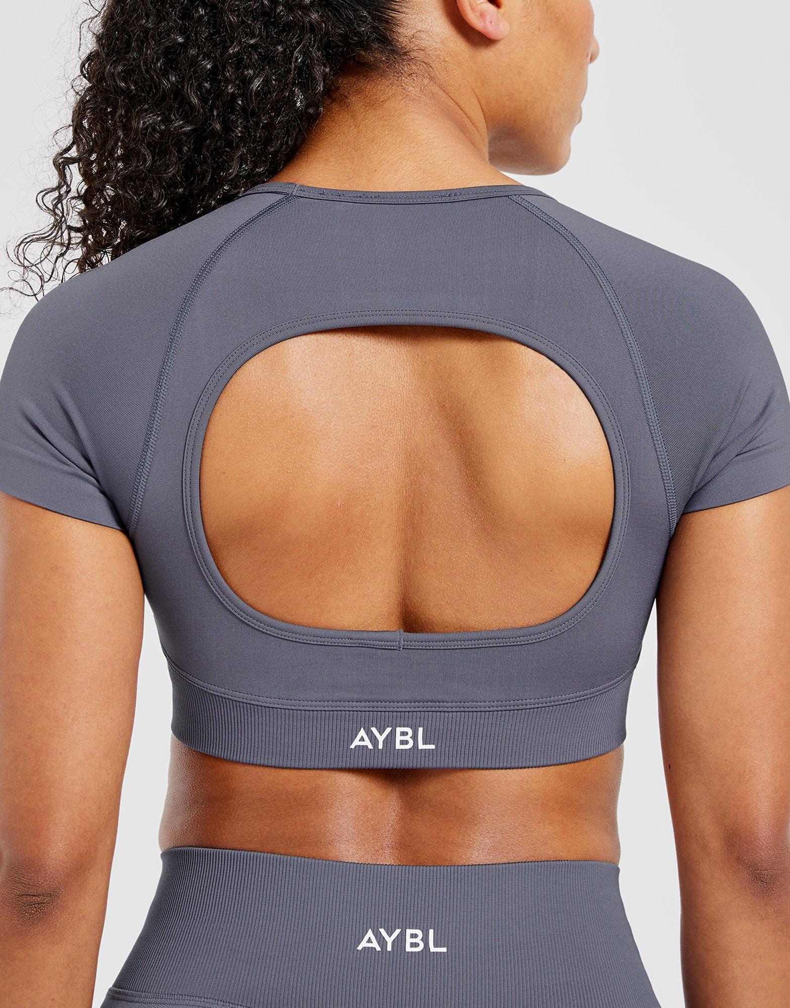 AYBL Crop Top Manches Courtes Adapt Seamless Femme