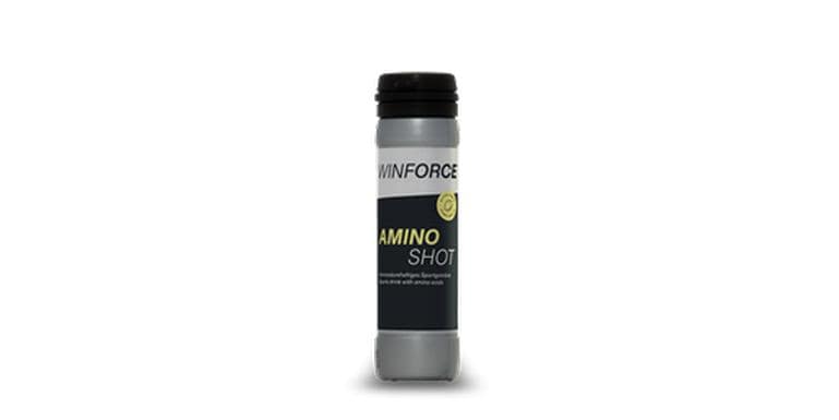 WINFORCE Amino Shot Bitter Lemon, 9 Stück Aminosäuren für körperliche Regeneration