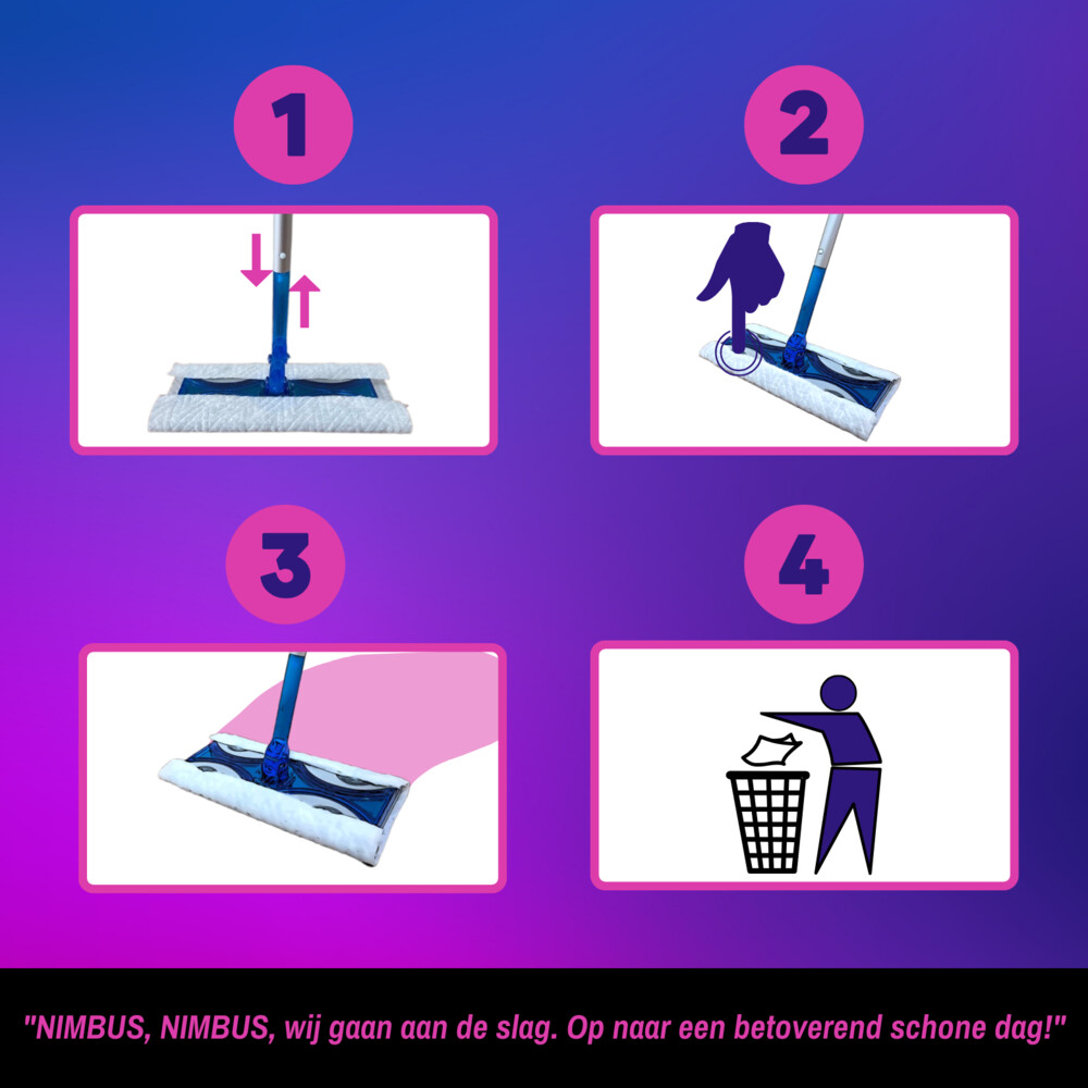 NIMBUS Magic Vloerdoek Starterkit1 set