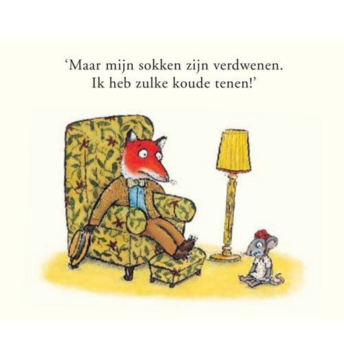 Uitgeverij lemniscaat flapjesboek vos zoekt zijn sokken 1630710