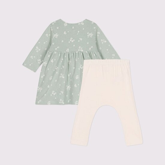 Robe & Legging en coton   Herbier        3 mois   de               Petit Bateau