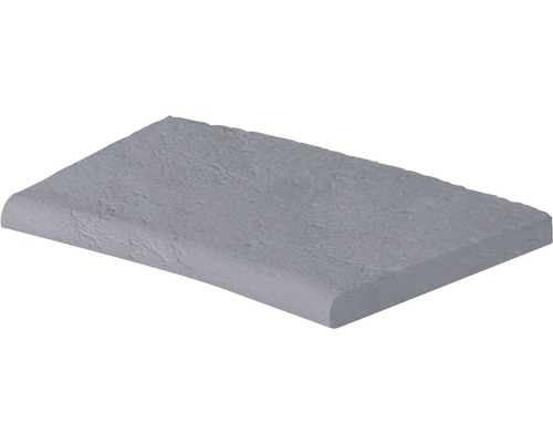 Zwembadrandsteen Margo Element met binnenbocht voor radius 175 cm, parelgrijs, 50 x 31 x 3,2 cm