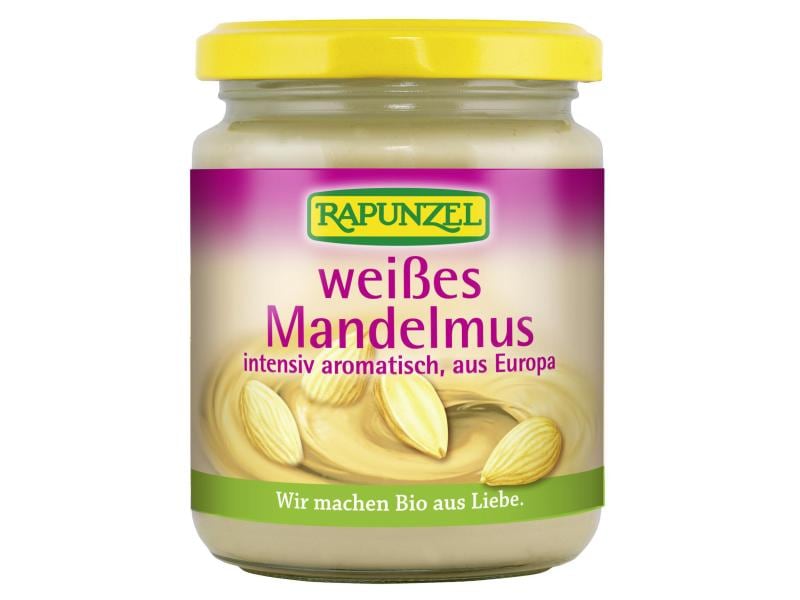 Rapunzel Glas Bio  Mandelmus weiss 250 g Weisses Bio Mandelmus aus Europa