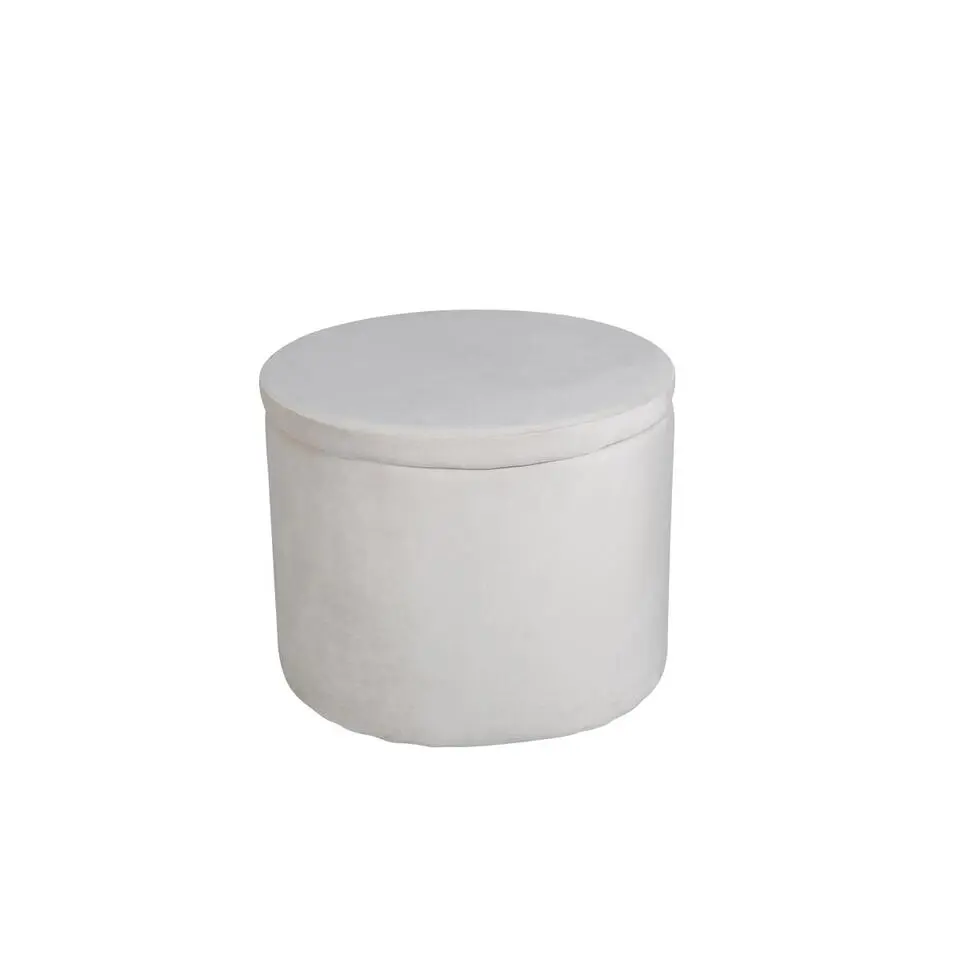 Svea - Blaze poef - velvet - beige