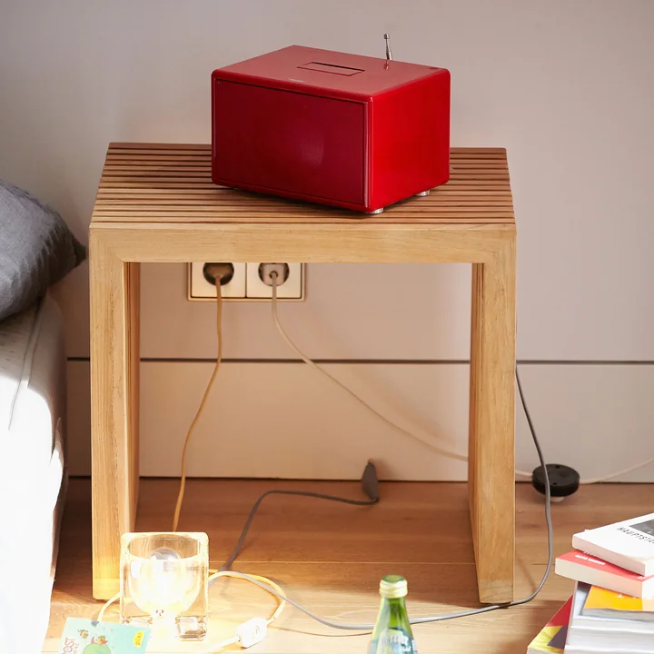 Jan Kurtz - Tivoli Hocker, Teakholz