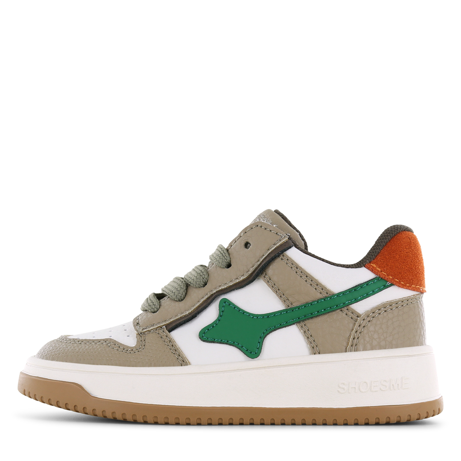 Shoesme beige mit grünem Sneaker