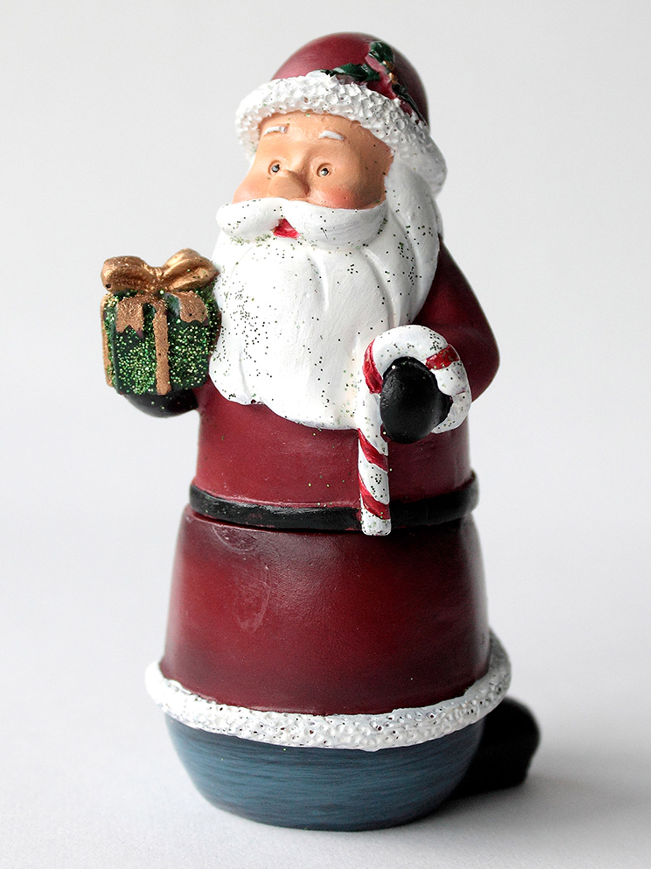 Boite cadeaux décorée modèle père noël