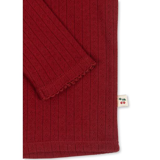 Konges Sløjd Minnie Bluse, Red Dahlia, 110-116 cm