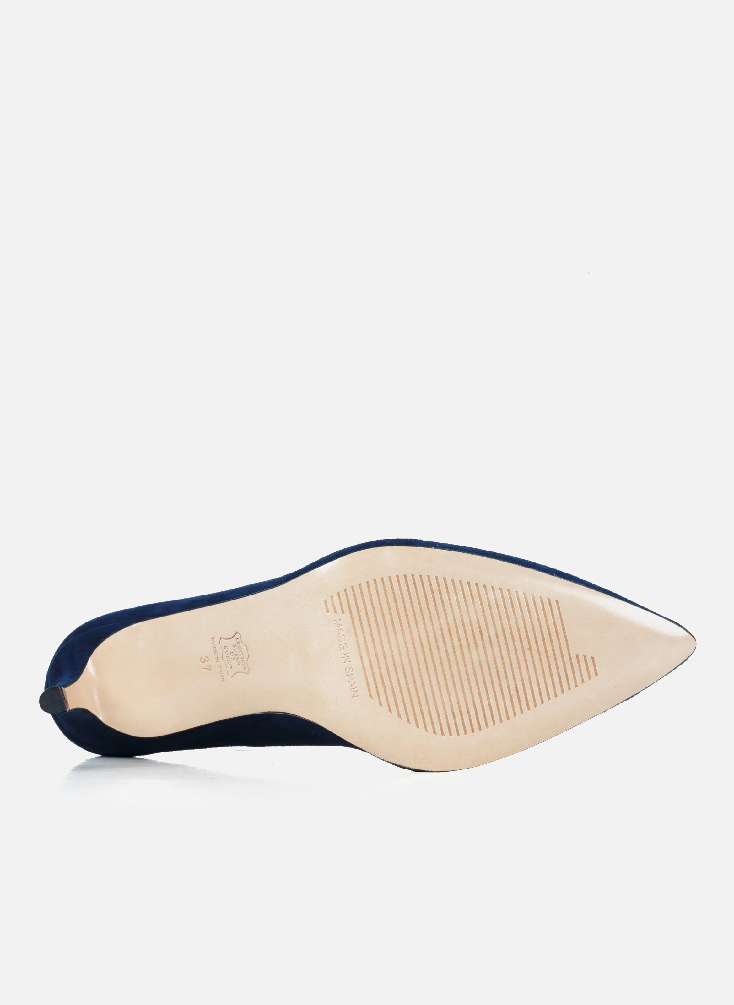 Escarpins classiques cuir daim | Bleu